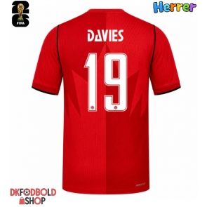 Canada Alphonso Davies #19 Hjemmebanetrøje VM 2026 Kort ærmer Canada Alphonso Davies #19 Hjemmebanetrøje VM 2026 Kort ærmer
